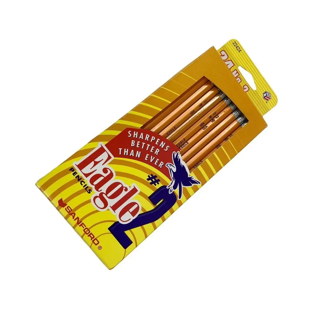 VTG ‎ NOS 1999 SANFORD EAGLE No. 2 Pencils 24 Pack 22424 New Old Stock